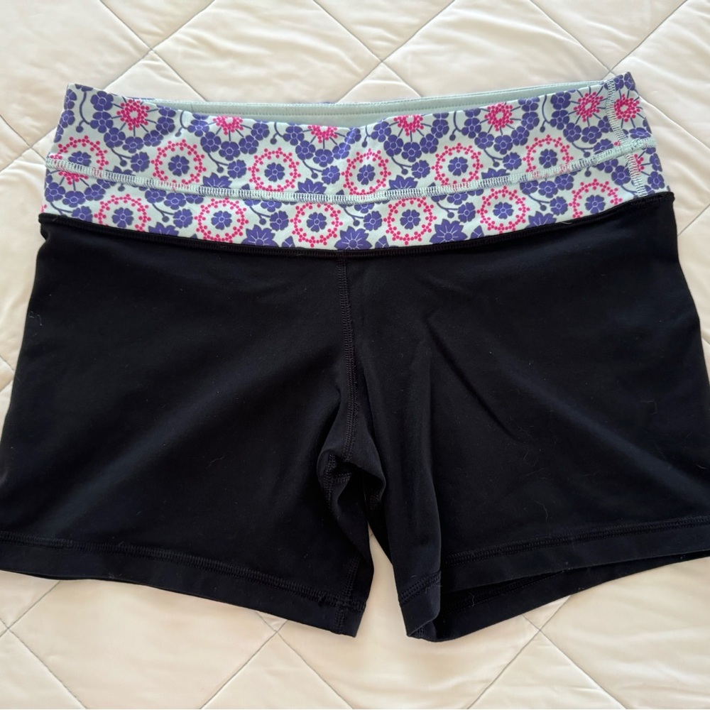 Lululemon Reverse Groove Purple/Aquamarine Size 8